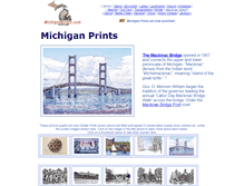 Tablet Screenshot of michiganprints.com